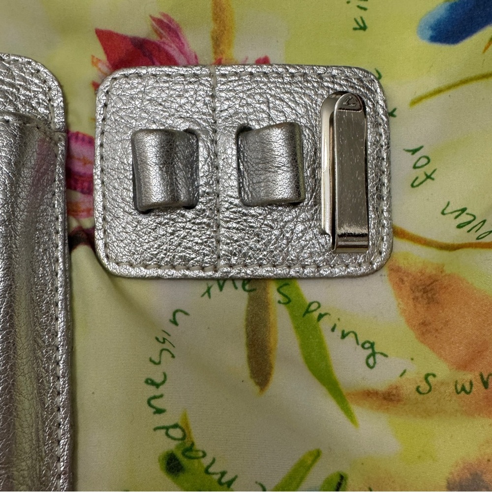 Carlos Falchi's Signature Tote in Grey Silver - Picture 5 of 13